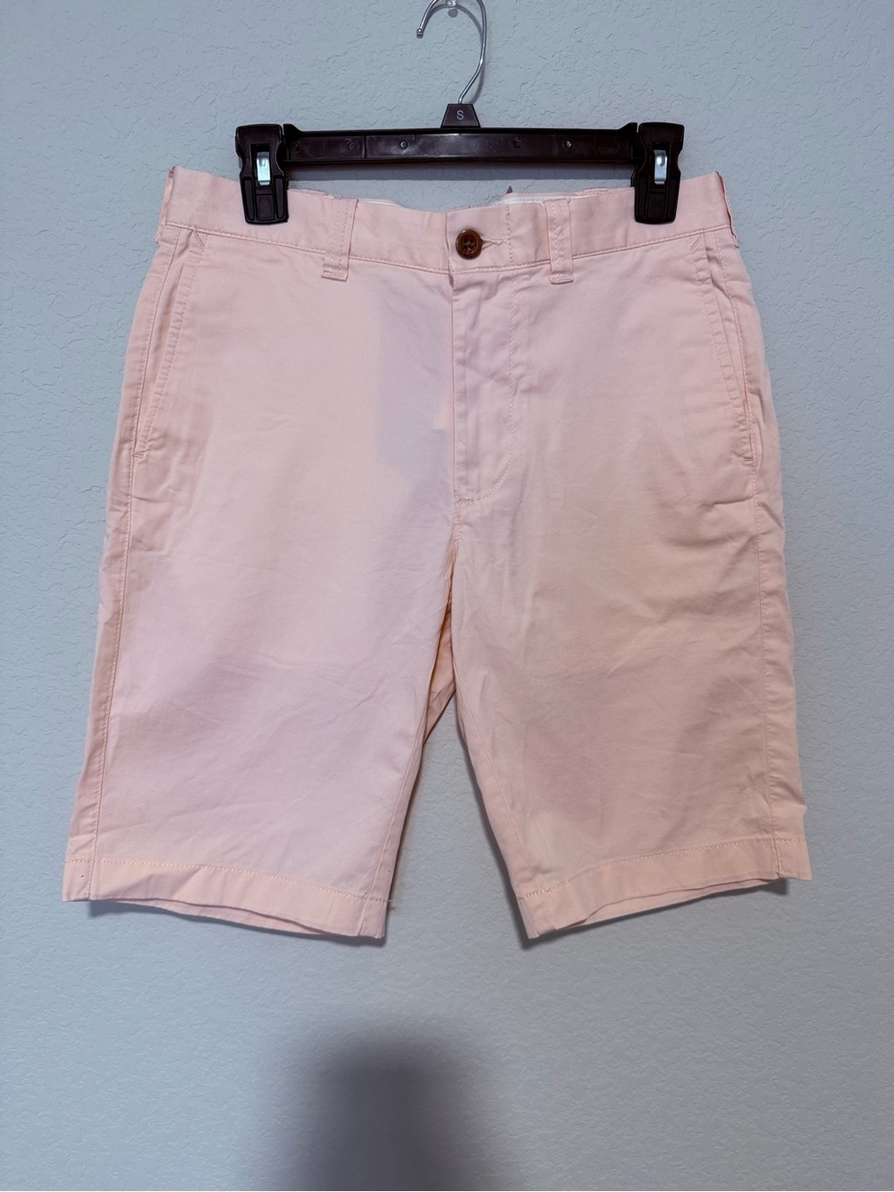 J. Crew Light Pink Flat-Front Chino Shorts size 29